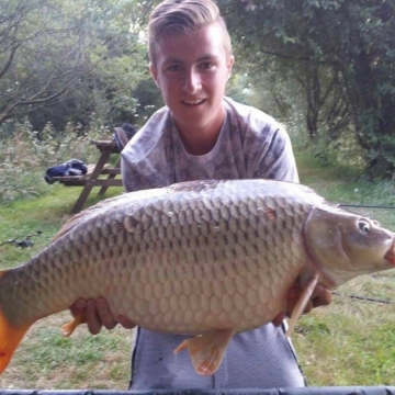 Carp (23lbs 8oz ) caught by Liam Carpenter at  France.