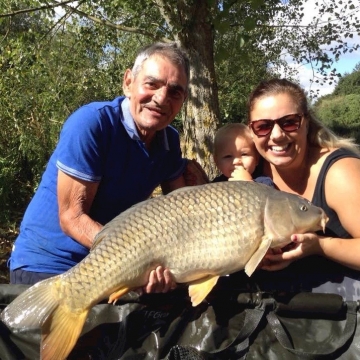 Carp (25lbs 4oz ) caught by Kayleigh Berridge at  France.