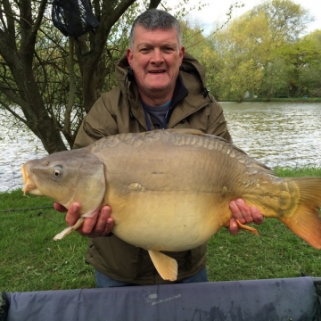 Carp (29lbs 6oz ) caught by Andy Faith at  France.