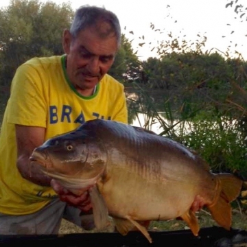 Carp (30lbs 3oz ) caught by Bob Carey at  France.