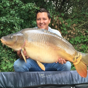 Carp (31lbs 10oz ) caught by Billy Berridge at  France.