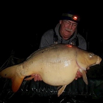 Carp (36lbs 0oz ) caught by Mick Cooper at  France.