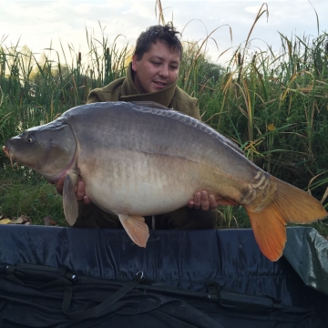 Carp (37lbs 0oz ) caught by Billy Berridge at  France.