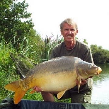 Carp (38lbs 14oz ) caught by Howard Griffiths at  France.