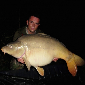 Carp (39lbs 0oz ) caught by James Anderson at  France.