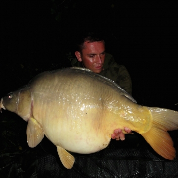 Carp (39lbs 0oz ) caught by James Anderson at  France.