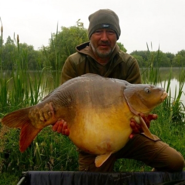 Carp (40lbs 0oz ) caught by Dean Johnson at  France.