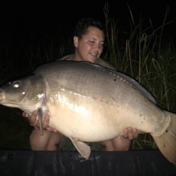 Carp (41lbs 2oz ) caught by Billy Berridge at  France.