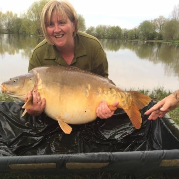 Carp (46lbs 0oz ) caught by Ellie Lovejoy (PB) at  France.