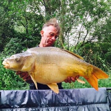 Carp (29lbs 0oz ) caught by Alan Downes at  France.