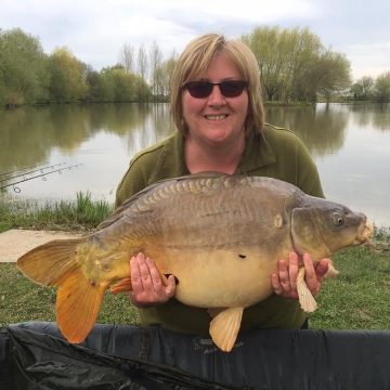 Carp (29lbs 12oz ) caught by Ellie Lovejoy at  France.