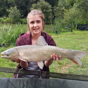 Carp (0lbs 0oz ) caught by Jasmine Carpenter at  France.