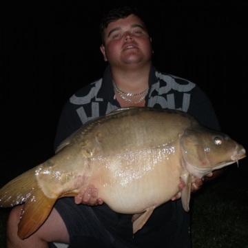 Carp (36lbs 14oz ) caught by Ryan Cooper at  France.