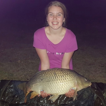 Carp (23lbs 12oz ) caught by Jessie Callow at  France.