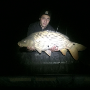 Carp (24lbs 0oz ) caught by Mikkel Madsen at  France.