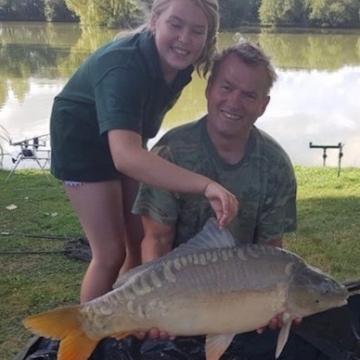Carp (26lbs 6oz ) caught by Jessie Callow at  France.