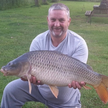 Carp (26lbs 8oz ) caught by Mark Micallef at  France.