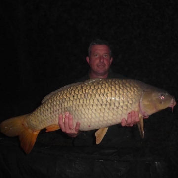 Carp (28lbs 14oz ) caught by Barry Plummer at  France.