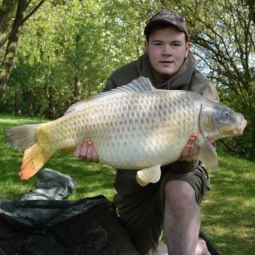 Carp (29lbs 8oz ) caught by Ryan Snelson at  France.