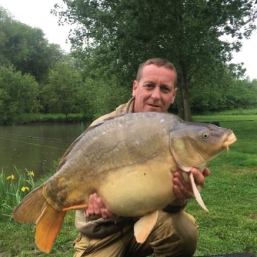 Carp (30lbs 6oz ) caught by Stephen Beaujeux at  France.