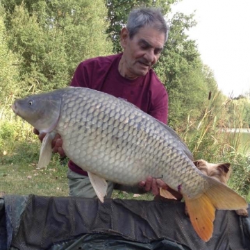 Carp (30lbs 2oz ) caught by Bob Osborne-Carey at  France.