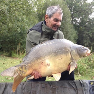 Carp (31lbs 4oz ) caught by Bob Osborne-Carey at  France.