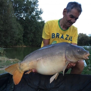 Carp (33lbs 10oz ) caught by Bob Osborne-Carey at  France.