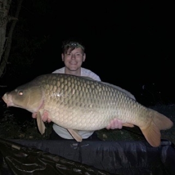 Carp (35lbs 12oz ) caught by Thomas Armes (PB) at  France.