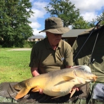 Carp (36lbs 3oz ) caught by Paul Shaw at  France.