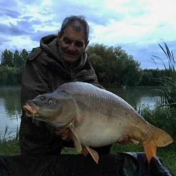 Carp (36lbs 0oz ) caught by Bob Carey at  France.