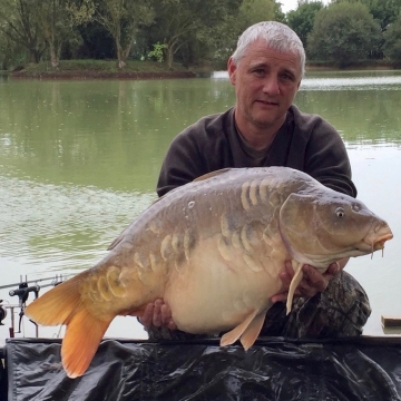 Carp (38lbs 4oz ) caught by Philip English at  France.