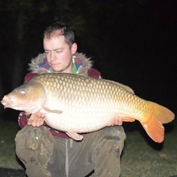 Carp (38lbs 0oz ) caught by Daniel Harris at  France.