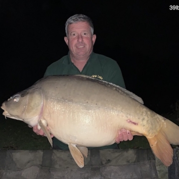 Carp (39lbs 9oz ) caught by Barry Plummer at  France.