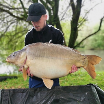 Carp (40lbs 10oz ) caught by Liam Carpenter at  France.