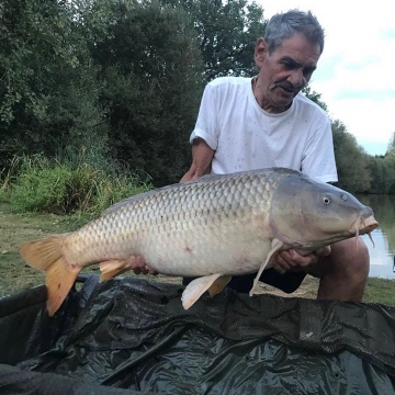 Carp (40lbs 4oz ) caught by Bob Osborne-Carey at  France.