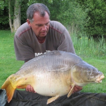 Carp (40lbs 0oz ) caught by Stephen Eastwood at  France.