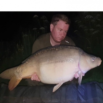 Carp (40lbs 6oz ) caught by Richard Inman at  France.