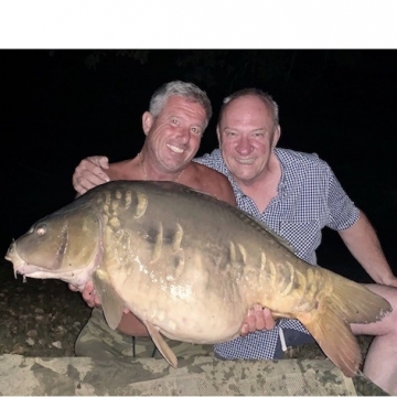 Carp (40lbs 7oz ) caught by Barry Plummer at  France.
