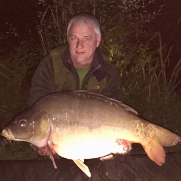 Carp (41lbs 8oz ) caught by Philip English at  France.