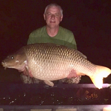 Carp (45lbs 12oz ) caught by Philip English (PB) at  France.