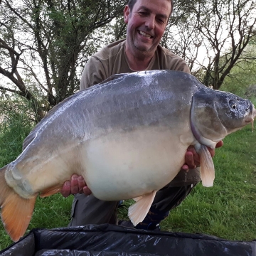 Carp (46lbs 0oz ) caught by James Stottor at  France.