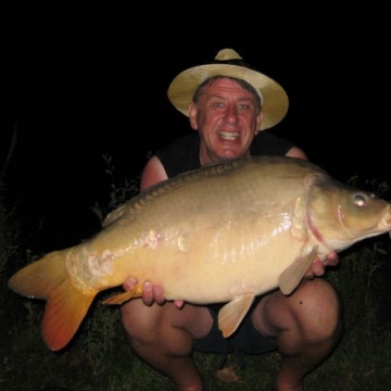 Carp (27lbs 8oz ) caught by Shane Richardson at  France.