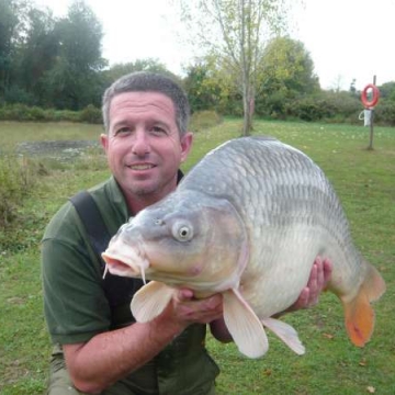 Carp (30lbs 12oz ) caught by Baz Plummer at  France.