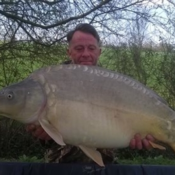 Carp (35lbs 6oz ) caught by Alan Downes at  France.