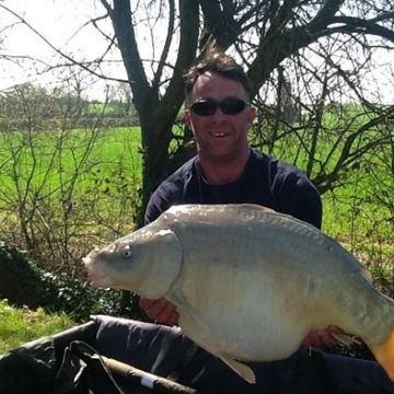 Carp (35lbs 0oz ) caught by Alan Downes at  France.