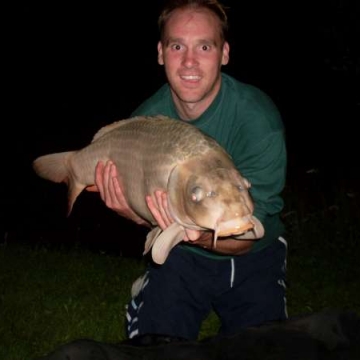 Carp (26lbs 4oz ) caught by Alan at  France.