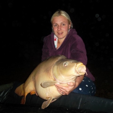 Carp (30lbs 10oz ) caught by Amy Stitt at  France.