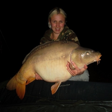 Carp (36lbs 2oz ) caught by Amy Stitt at  France.