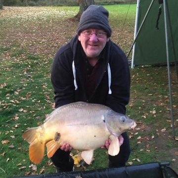 Carp (29lbs 8oz ) caught by Andy Harris at  France.