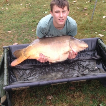 Carp (44lbs 0oz ) caught by Anthony Burgess at  France.